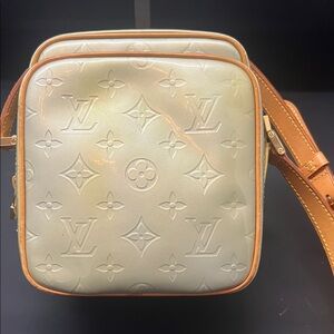 Louis Vuitton Cream Monogram Shoulder Bag